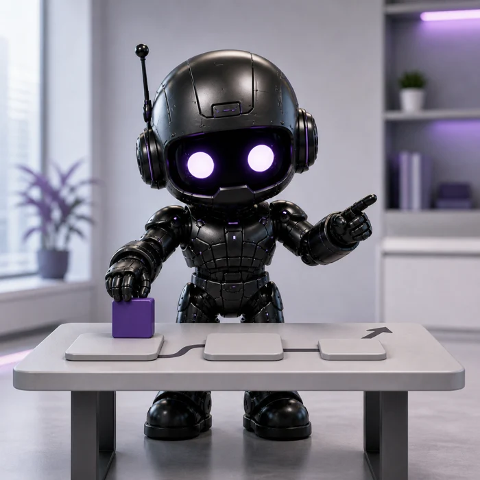 Agent Army character illustration supporting the workflow